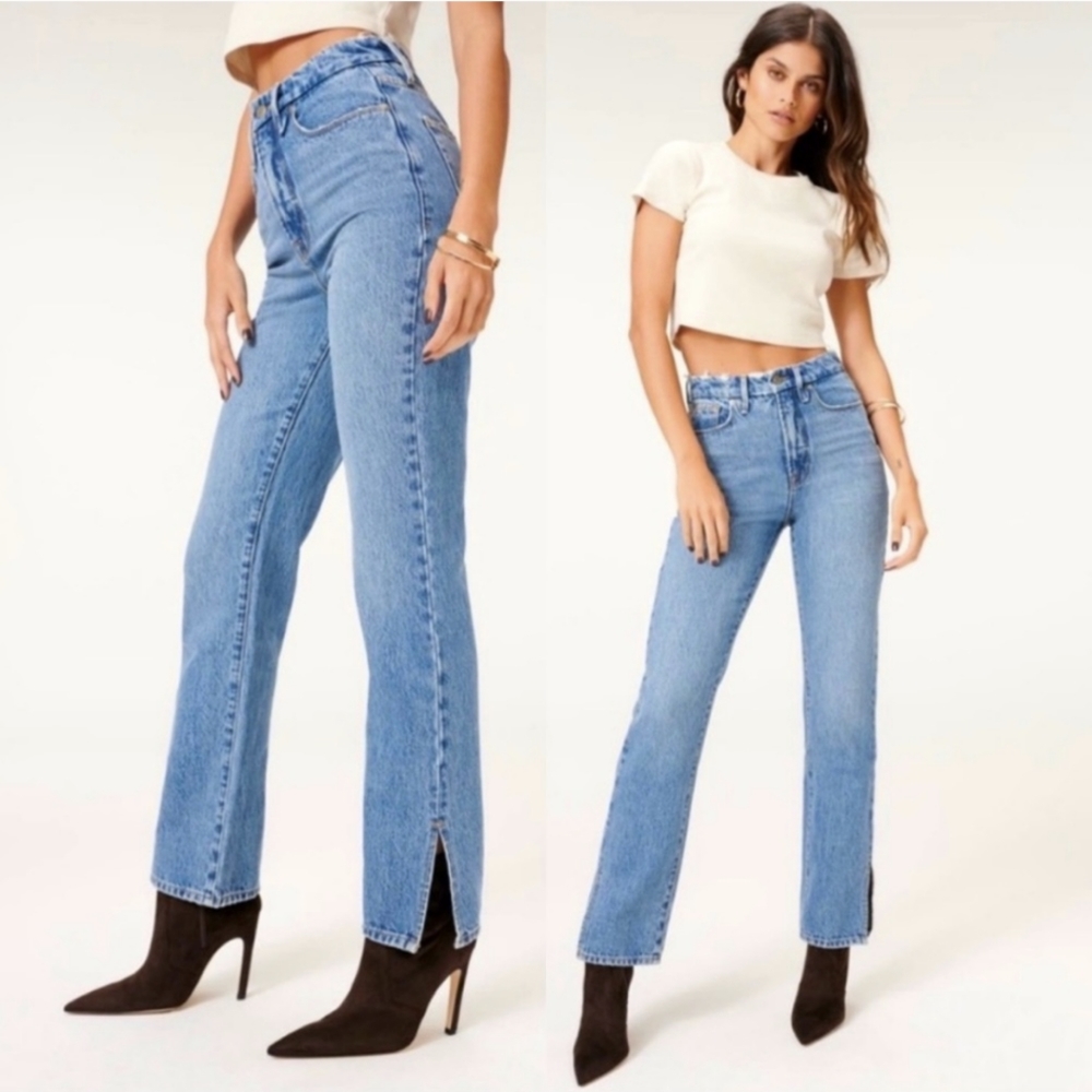 NWT Good American Good Boy Jeans